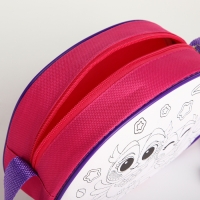 Набор для творчества: Сумка раскраска &laquo;Совы&raquo;, 22х16 см, отдел на молнии