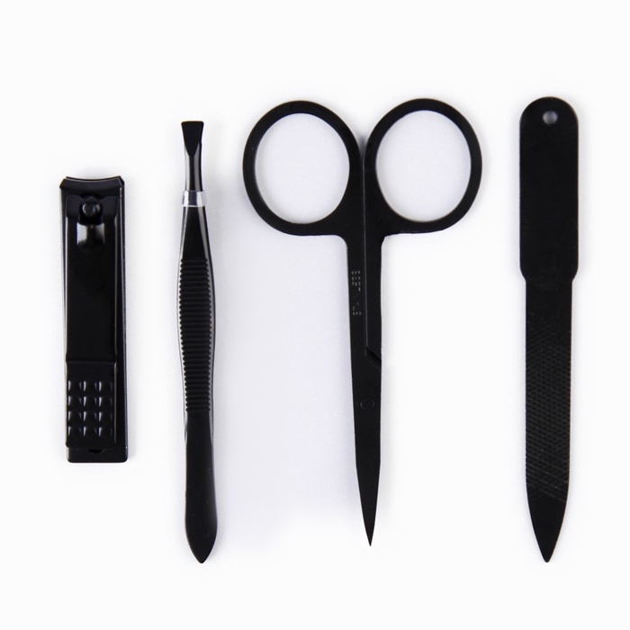 Маникюрный набор 4 предмета &laquo;Man rules&raquo;, 10,2 х 7 см