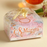 Чай чёрный &laquo;С 8 Марта&raquo; вкус: клубника, 50 г.