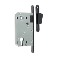 Защелка врезная магнитная, под цилиндр LOCKLAND ZLK6BL, цвет черный Защелка врезная магнитная, под цилиндр LOCKLAND ZLK6BL, цвет черный