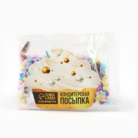 Кондитерская посыпка сахарная: розовая, голубая, желтая, 25 г. Кондитерская посыпка сахарная: розовая, голубая, желтая, 25 г.
