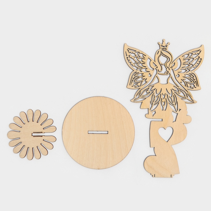 Салфетница деревянная &laquo;Волшебница&raquo;, 21&times;12&times;11 см