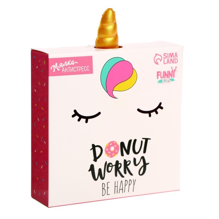 Антистресс сквиш мялка «Единорог», пончик Антистресс сквиш мялка «Единорог», пончик