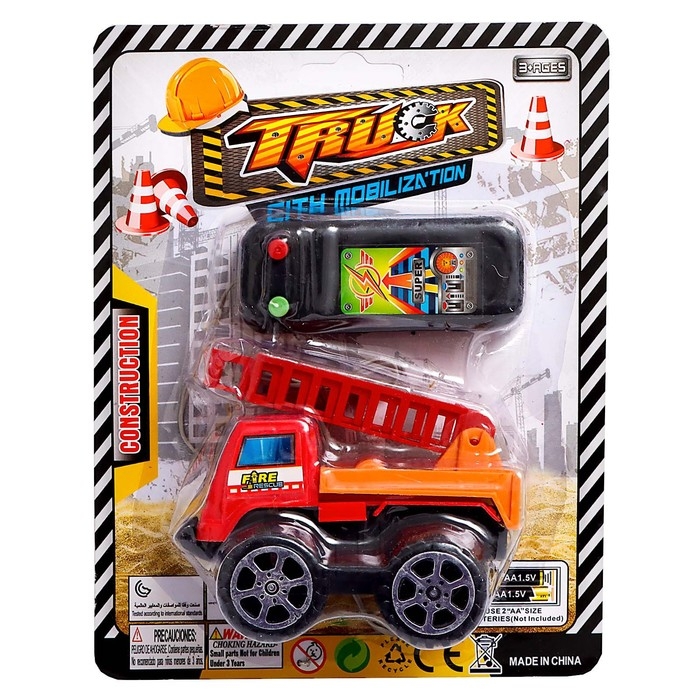 Машина &laquo;Стройтехника&raquo;, на дистанционном управлении, работает от батареек, МИКС