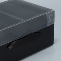 Коробка подарочная складная, упаковка, &laquo;Чёрная ночь&raquo;, 23 х 15 х 10 см