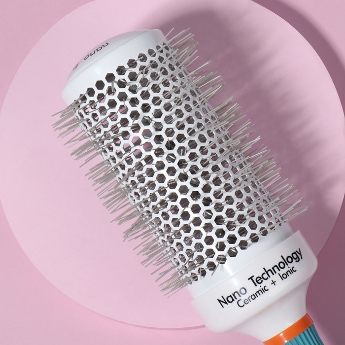 Брашинг, вентилируемый, прорезиненная ручка, d = 5,3/7 &times; 27 см, разноцветный