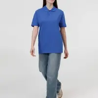 Рубашка поло унисекс Pulse, ярко-синяя (royal), размер 4XL