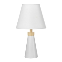 Настольная лампа "Аютаж" E27 40Вт белый 25х25х42,5 см RISALUX