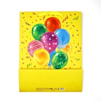 Пакет ламинированный двухсторонний &laquo;С Праздником&raquo;, с тишью и открыткой, L, 40 &times; 31 &times; 11,5