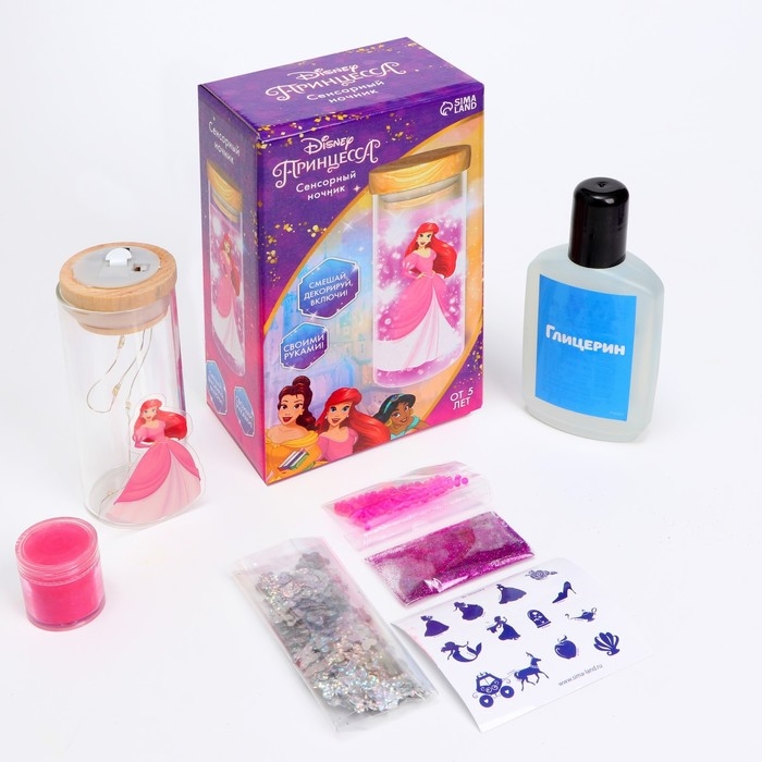 Набор для творчества «Сенсорный ночник», Принцессы Набор для творчества «Сенсорный ночник», Принцессы