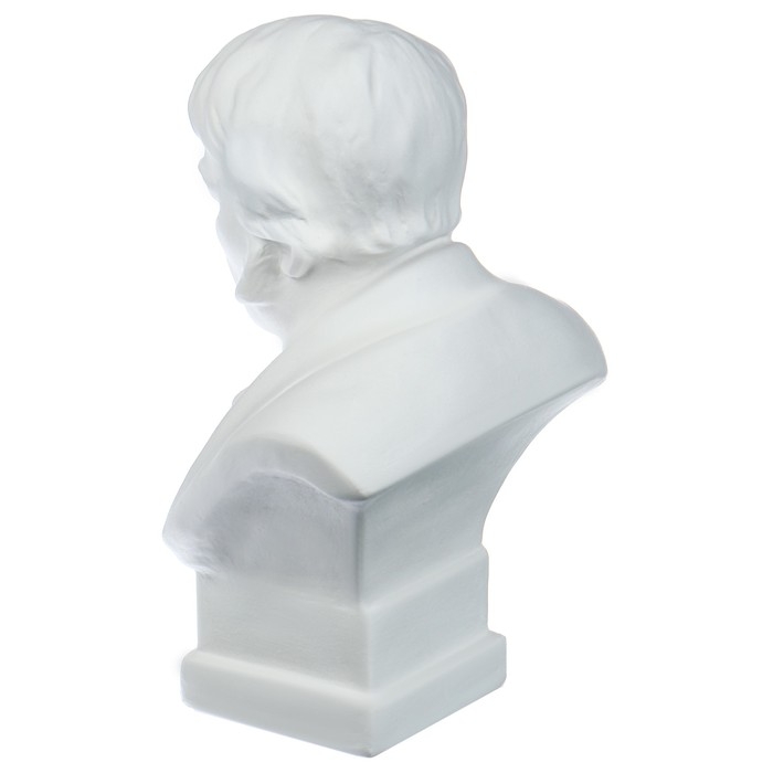 Гипсовая фигура известные люди: Бюст Крылова 19 х 11,5 х 9 см