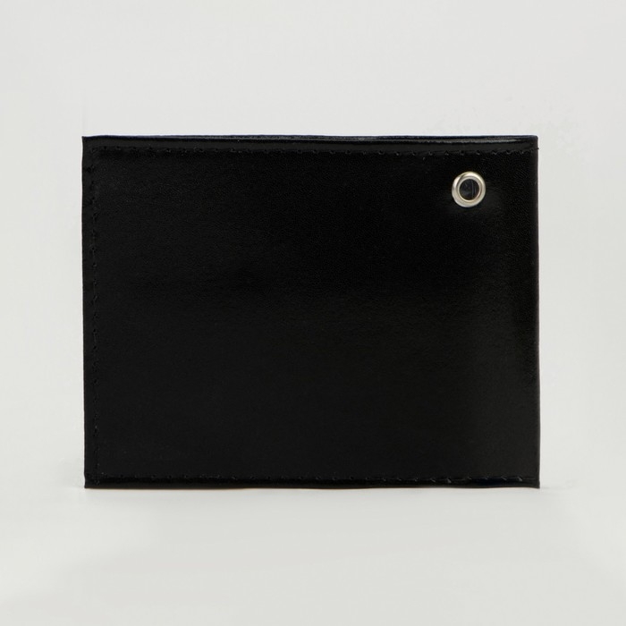 Обложка для удостоверения &laquo;Пропуск&raquo;, цвет чёрный