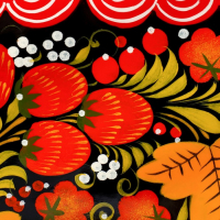 Доска разделочная &laquo;Матрёшка&raquo;, 20&times;26 см, хохлома