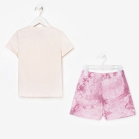 Пижама детская для девочки KAFTAN "Dream" р.30 (98-104), бежевый Пижама детская для девочки KAFTAN "Dream" р.30 (98-104), бежевый