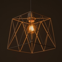 Светильник BayerLux "Сеть" 1х40Вт Е27 белый 22х22х21см