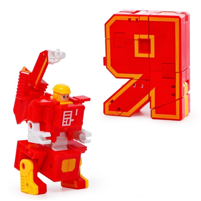 Набор роботов &laquo;Алфавит&raquo;, трансформируются, 7 штук, собираются в 1 робота