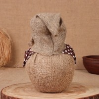 Домовой "Герасим с мешком", 22х15х15 см