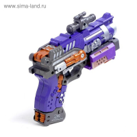Бластер &laquo;Титан&raquo;, трансформируется, стреляет мягкими пулями, цвет фиолетовый