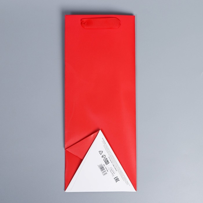 Пакет подарочный под бутылку, упаковка, &laquo;For You&raquo;, 13 х 32 х 11,3 см