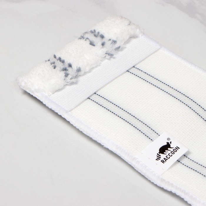 Сменная насадка для окномойки Raccoon, микрофибра, 21&times;10,5 см, цвет белый