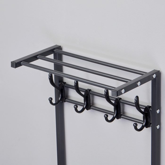 Прихожая Базовая, 400 x 255 x 1600, металл, чёрная Прихожая Базовая, 400 x 255 x 1600, металл, чёрная