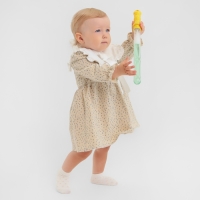 Платье для девочки MINAKU, цвет бежевый, рост 80-86 Платье для девочки MINAKU, цвет бежевый, рост 80-86