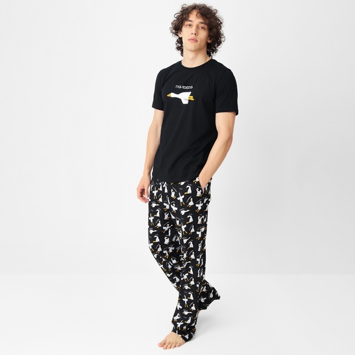 Пижама мужская (футболка и брюки) KAFTAN Gussi, р-р 52 Пижама мужская (футболка и брюки) KAFTAN Gussi, р-р 52