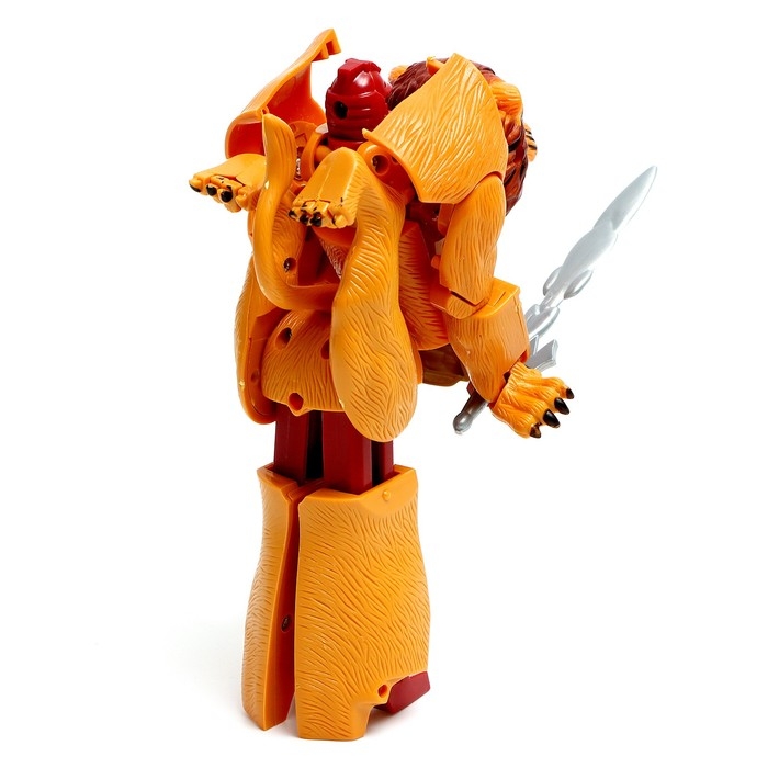 Робот «Лев», трансформируется, щит и меч в комплекте Робот «Лев», трансформируется, щит и меч в комплекте