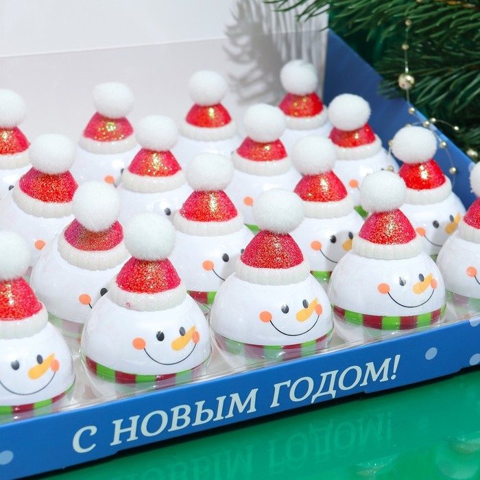 Новый год. Бальзам для губ &laquo;Новогодний снеговик&raquo;