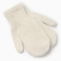 Варежки женские, цвет молочный, размер 20 Варежки женские, цвет молочный, размер 20