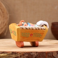 Ковровская игрушка "Няня с люлькой", керамика Ковровская игрушка "Няня с люлькой", керамика