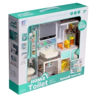 Набор мебели для кукол &laquo;Ванная комната&raquo;: санузел, раковина, гардеробная