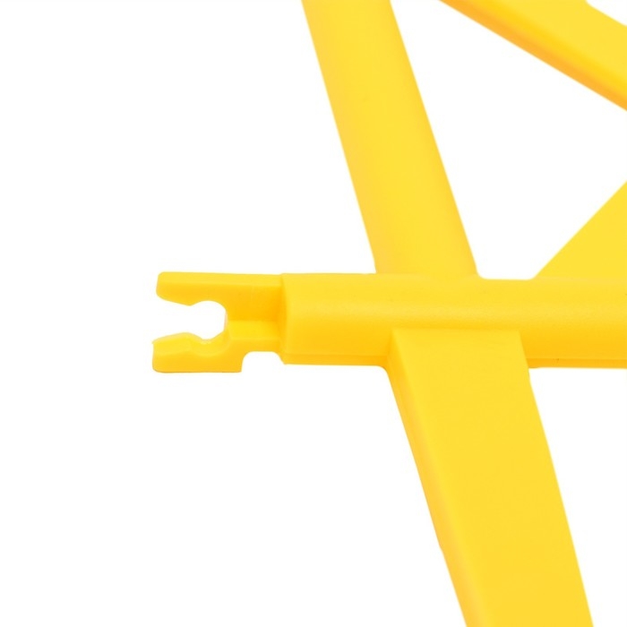 Ограждение декоративное, 36 &times; 42 см, пластик, жёлтое