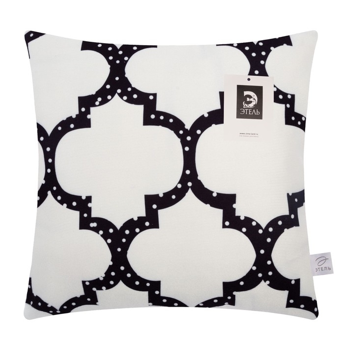 Наволочка декоративная Этель Геометрия &laquo;Узор&raquo; 40х40 см, велюр
