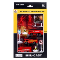 Игровой набор «Спецтехника», с 3 машинами и аксессуарами, цвет МИКС Игровой набор «Спецтехника», с 3 машинами и аксессуарами, цвет МИКС
