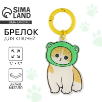 Брелок для ключей детский «Котик», 3.1 х 7.7 см Брелок для ключей детский «Котик», 3.1 х 7.7 см