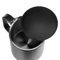 Термокружка, 180 мл, Туризм "Мастер К", сохраняет тепло 2 ч,8.5 х 6.8 см, черная