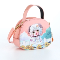 Сумка детская для девочки на молнии &laquo;Выбражулька&raquo;, цвет коралловый