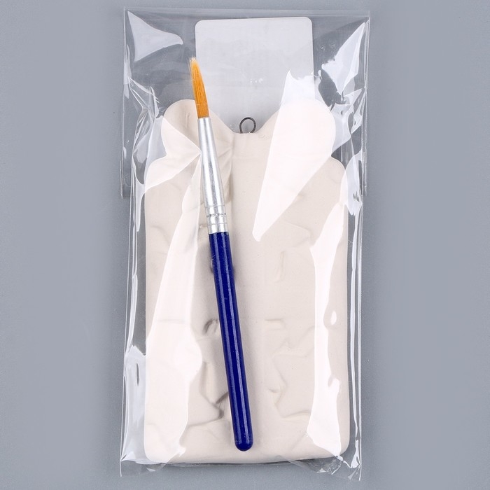 Новый год! Ёлочное украшение под раскраску &laquo;Подарок с бантиком&raquo;, с подвесом