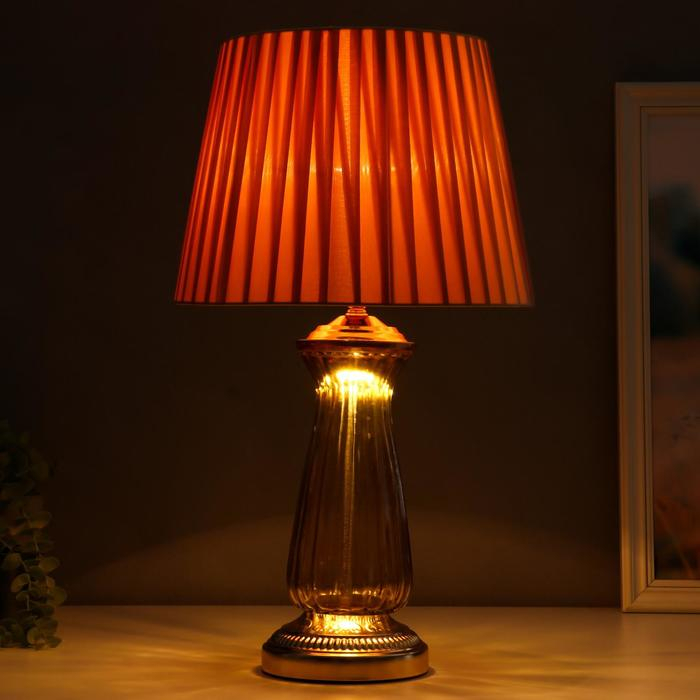 Настольная лампа 16693/1GD E27 40Вт золото 31х31х54 см RISALUX