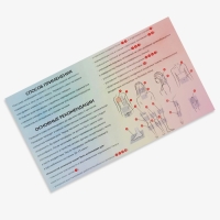 Ипликатор-коврик, основа спанбонд, 140 модулей, 28 &times; 64 см, цвет тёмно-серый/красный