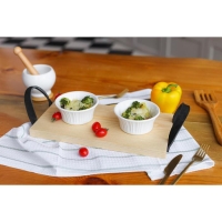 Рамекин из жаропрочной керамики Доляна &laquo;Маффин&raquo;, 250 мл, d=11,4 см, цвет белый