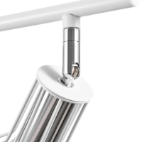 Светильник "Бостон" 4х60Вт Е14 белый/хром Светильник "Бостон" 4х60Вт Е14 белый/хром