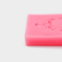 Молд Доляна «Вензели. Рамка», силикон, 6,7×7,5 см, цвет розовый Молд Доляна «Вензели. Рамка», силикон, 6,7×7,5 см, цвет розовый