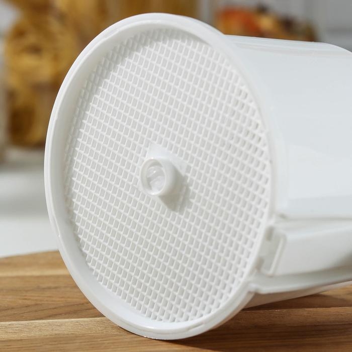 Просеиватель для муки Альтернатива, 630 мл, 22&times;12 см, цвет белый