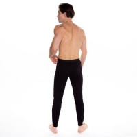 Термобельё мужское (кальсоны), цвет чёрный, размер 54