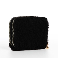 Кошелёк на молнии, цвет чёрный Кошелёк на молнии, цвет чёрный