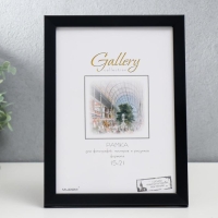 Фоторамка пластик Gallery 15х21 см, 641877-6, чёрный (пластиковый экран) Фоторамка пластик Gallery 15х21 см, 641877-6, чёрный (пластиковый экран)