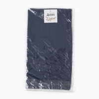 Полотенце "Доляна" цв. индиго 35х60 см, 100% хл., крупная вафля 220 г/м2 Полотенце "Доляна" цв. индиго 35х60 см, 100% хл., крупная вафля 220 г/м2