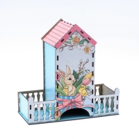 Чайный домик &laquo;Пасха&raquo;, 20 х 20 х 8,6 см.